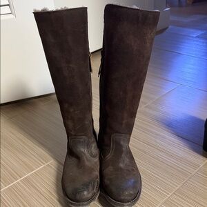 NWOT N.D.C Plush Lined Suede Leather Buckle Boots! Size 36/6!